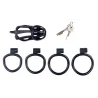 CockLock Cage de chasteté Netty XL 10 x 4cm Noire
